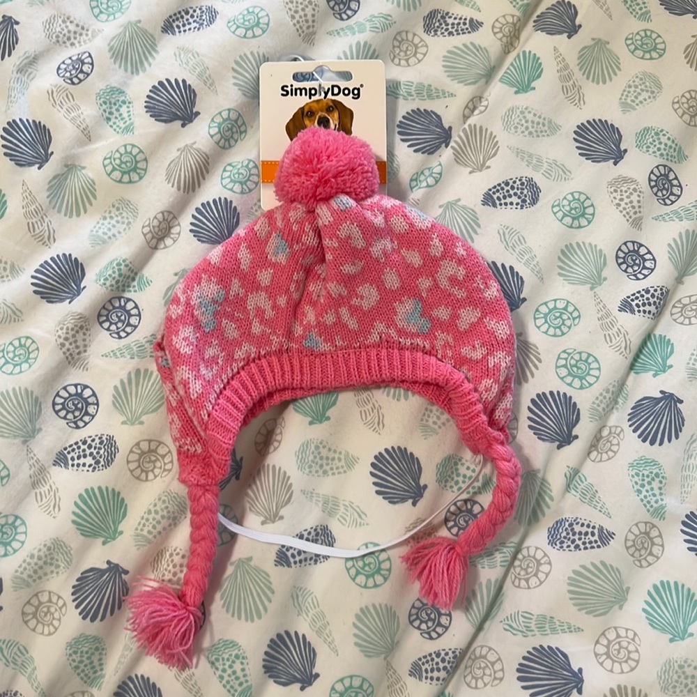 Pink puppy hat